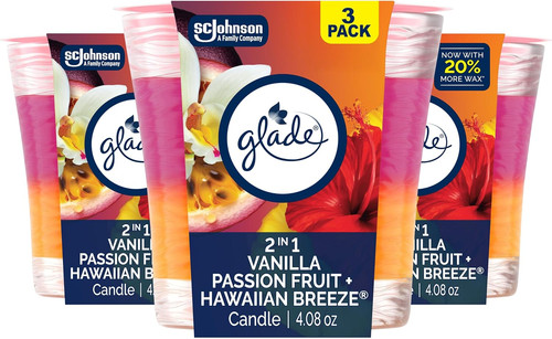 2in1 scented candle hawaiian - 2in1,