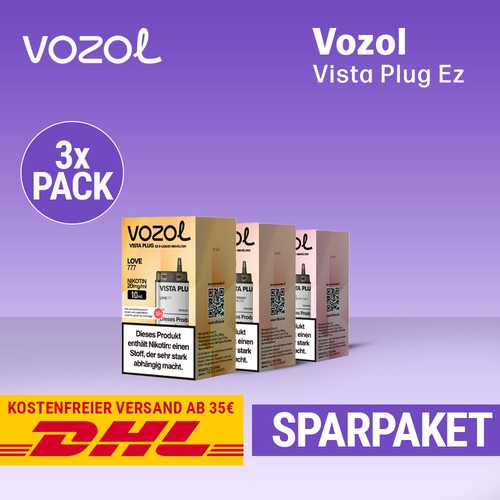 Vozol vista plug alle - 3x,
