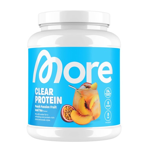 More clear protein peach - clear,