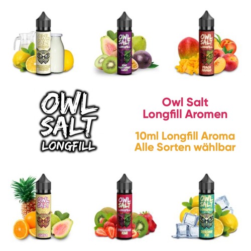 Owl salt longfill 10ml aroma - longfill,