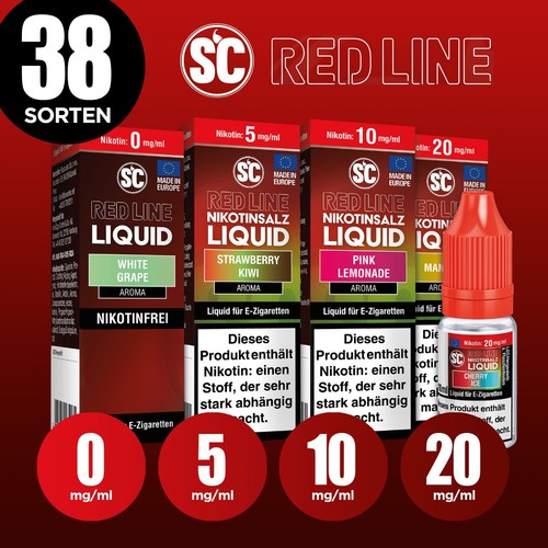 Red line liquid für - line, e-liquid