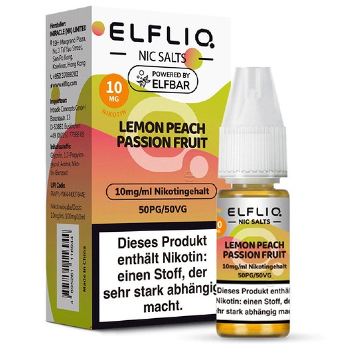 Elfbar elfliq lemon peach - elfliq,