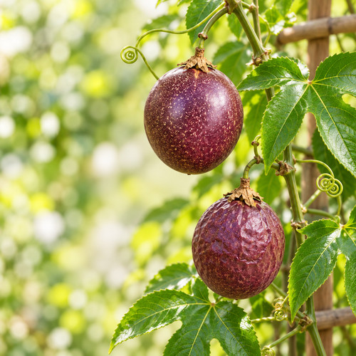 Purple passion fruit seeds - purple,