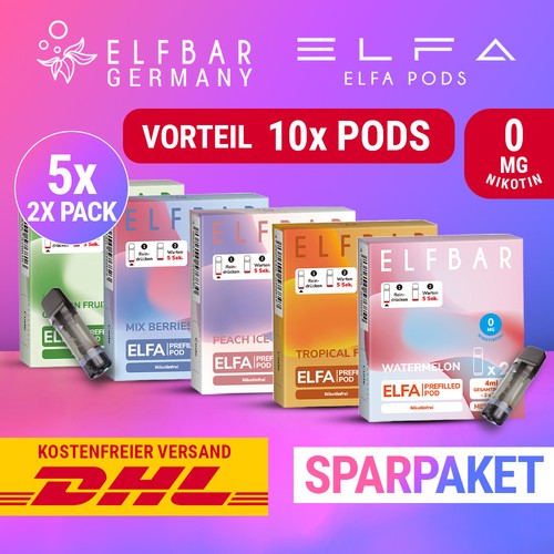 2er pack elfbar elfa - x,